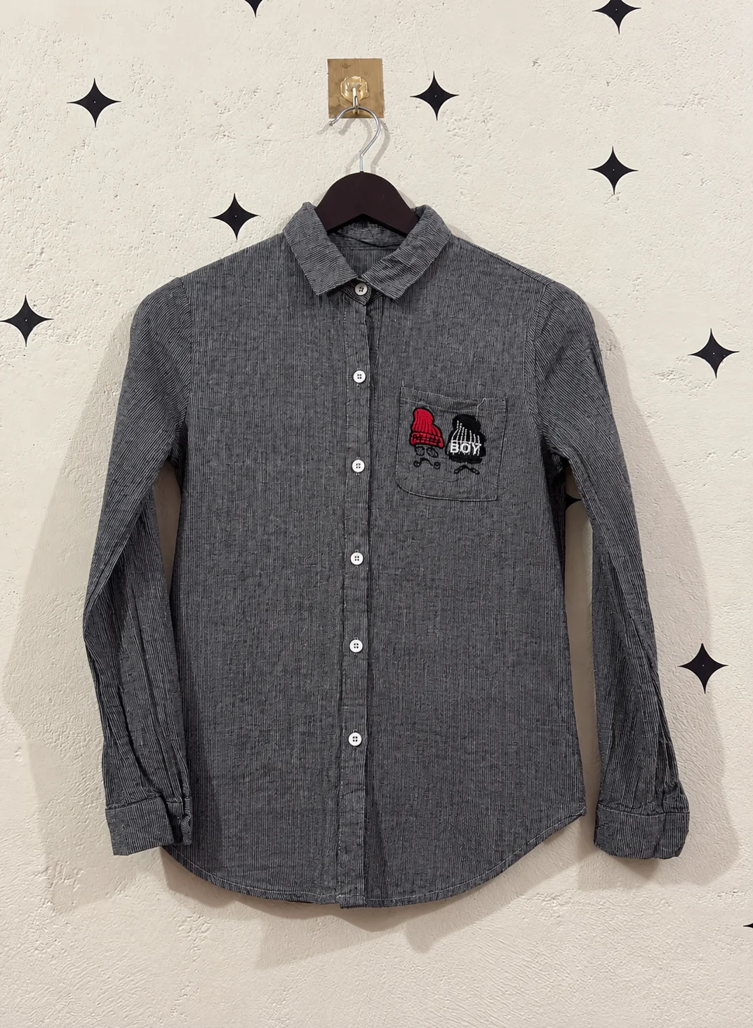 Grey Printed Shirt