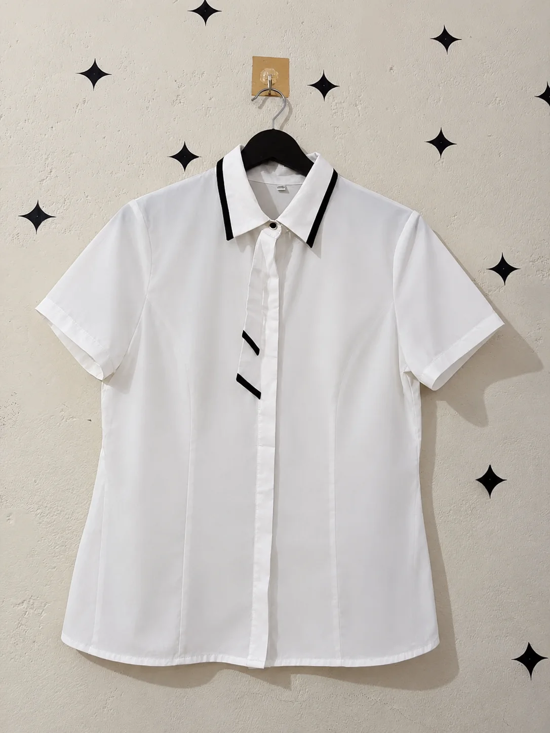 White Collared Shirt