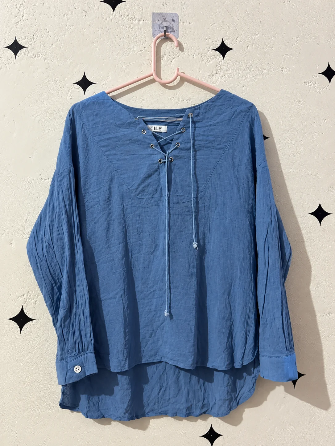 Blue Cotton Top