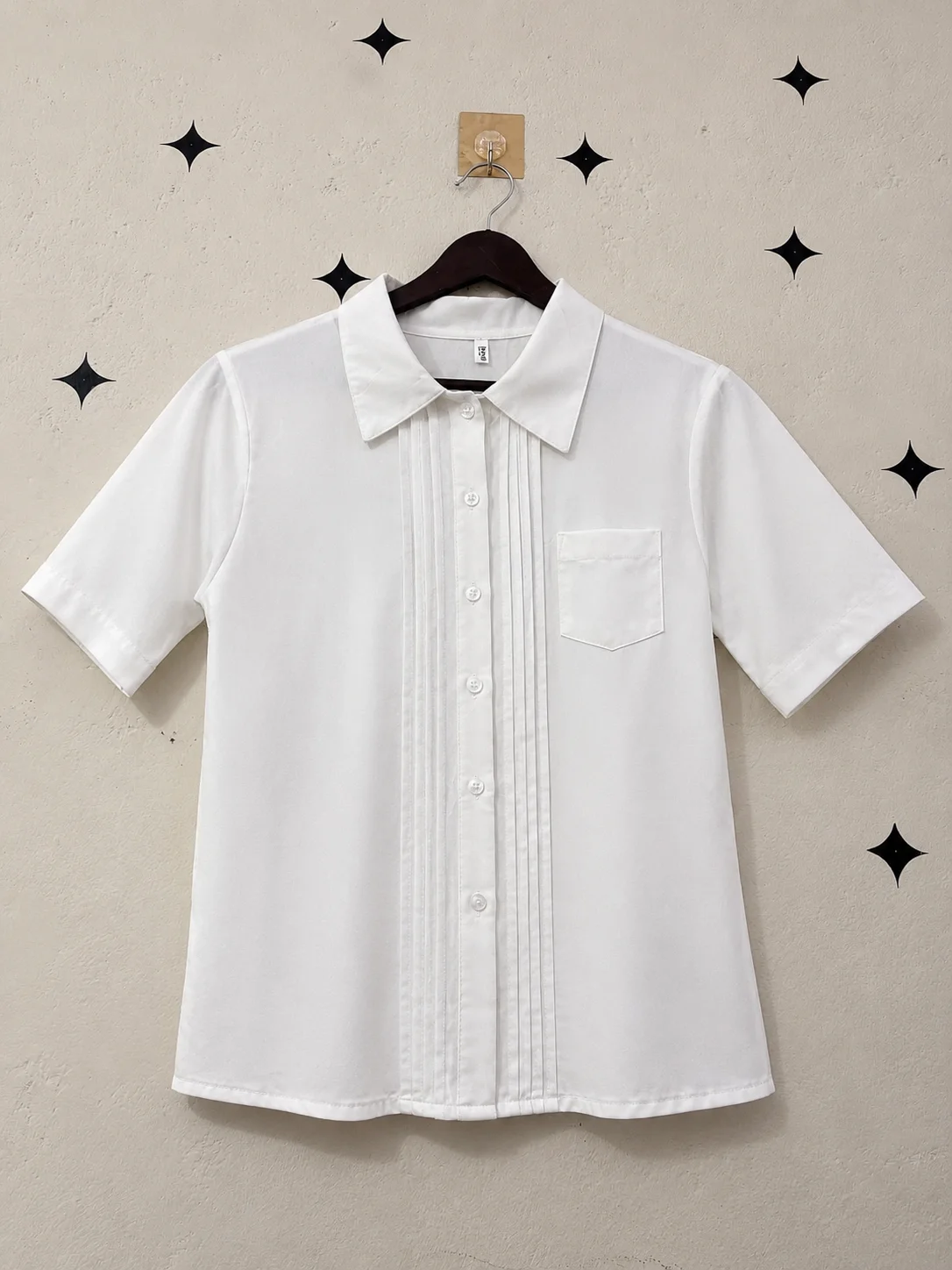 White Collared Shirt