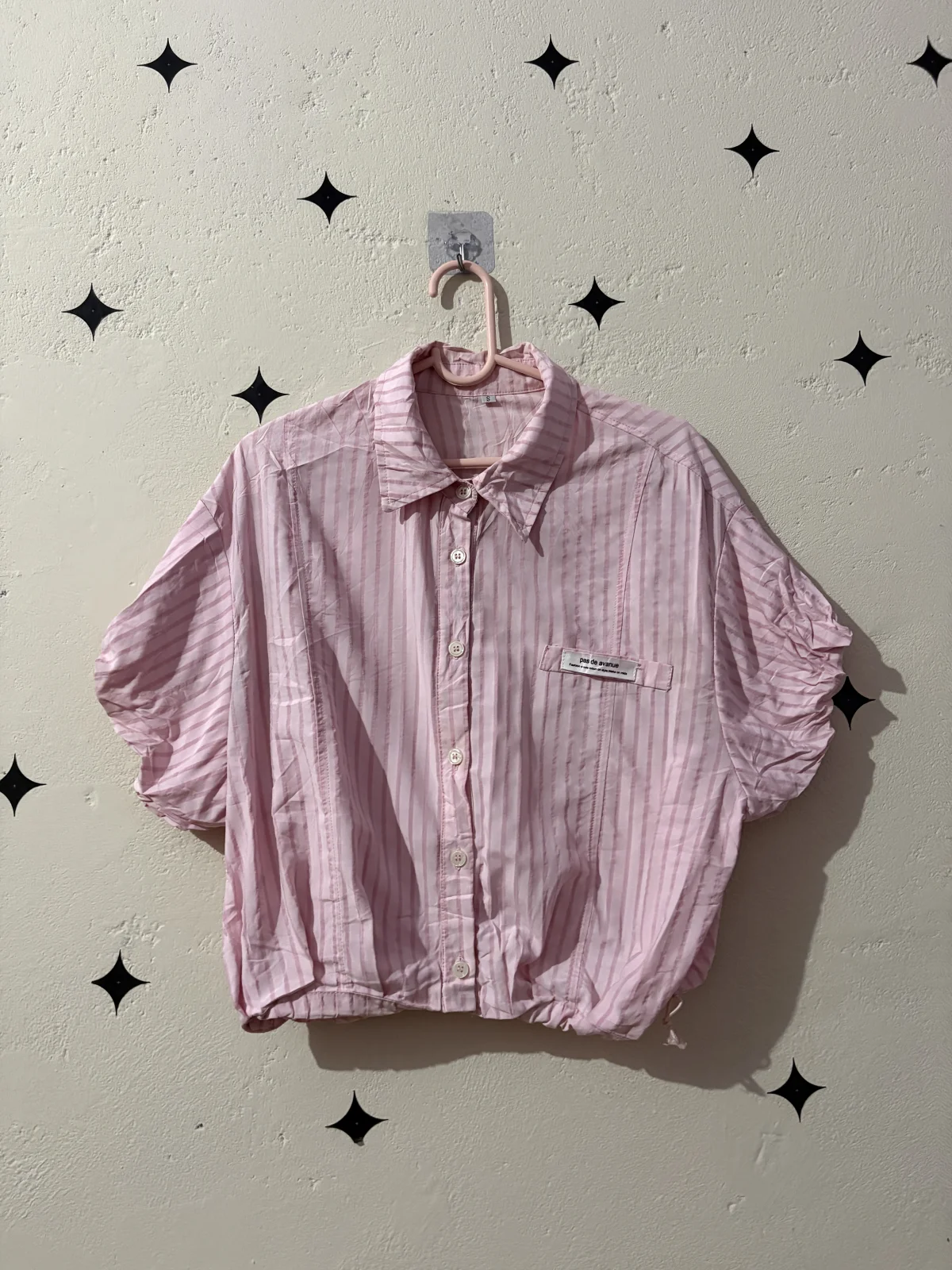 Pink Striped Top