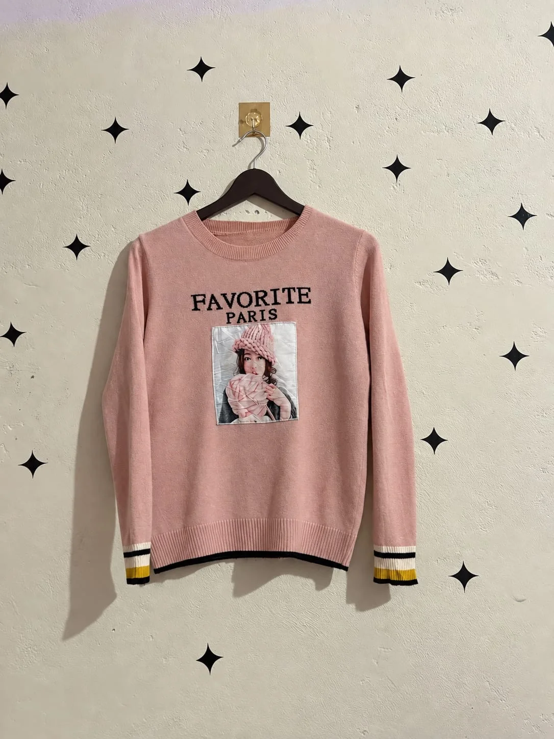 Pink Graphic Sweater