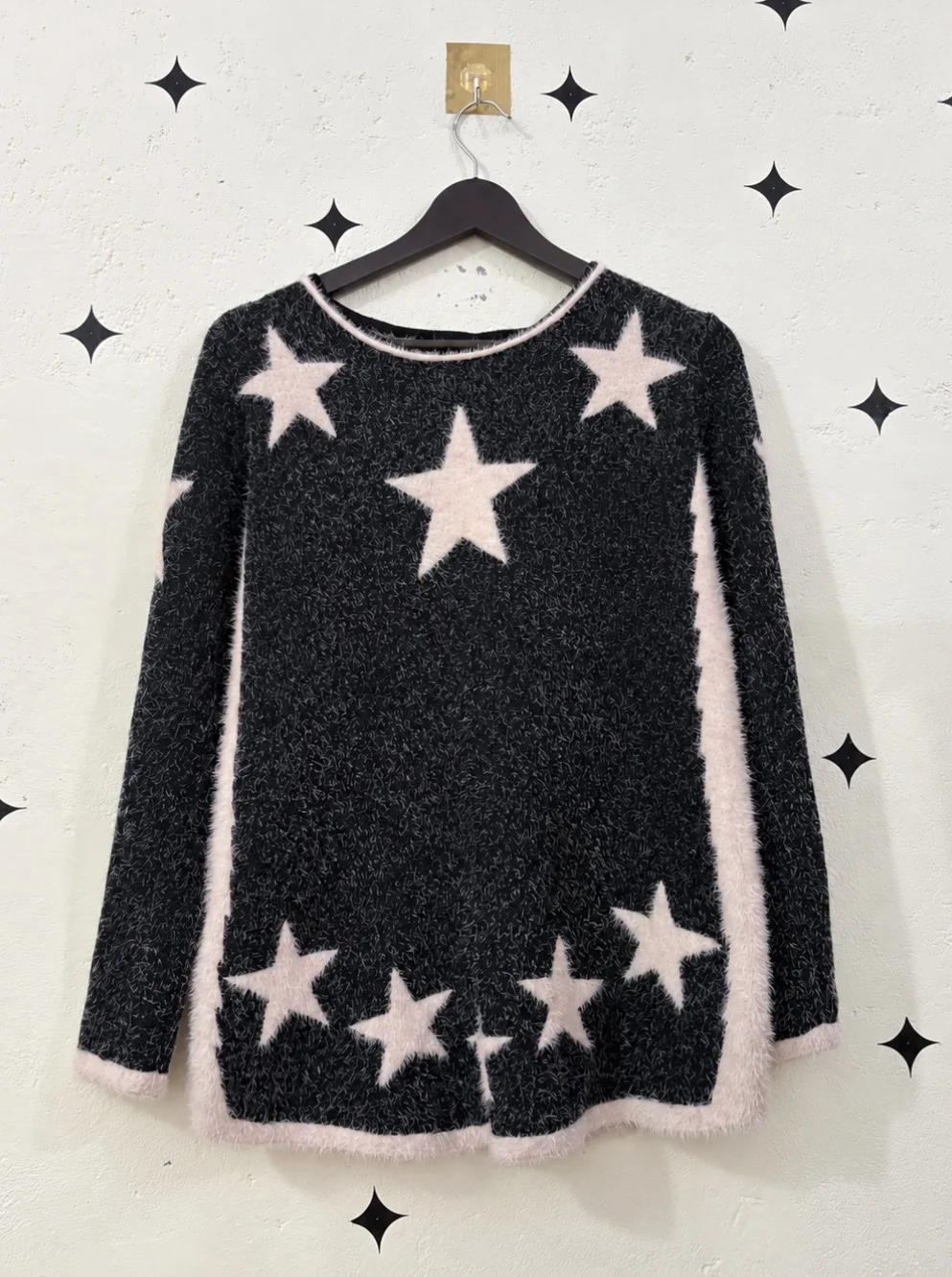 Star Print Sweater