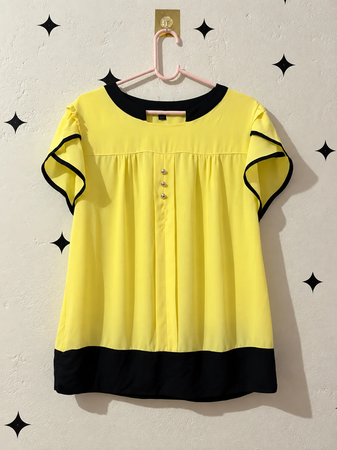 Yellow pintrest top