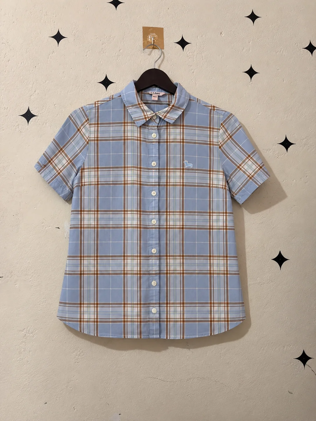 Blue Plaid Shirt