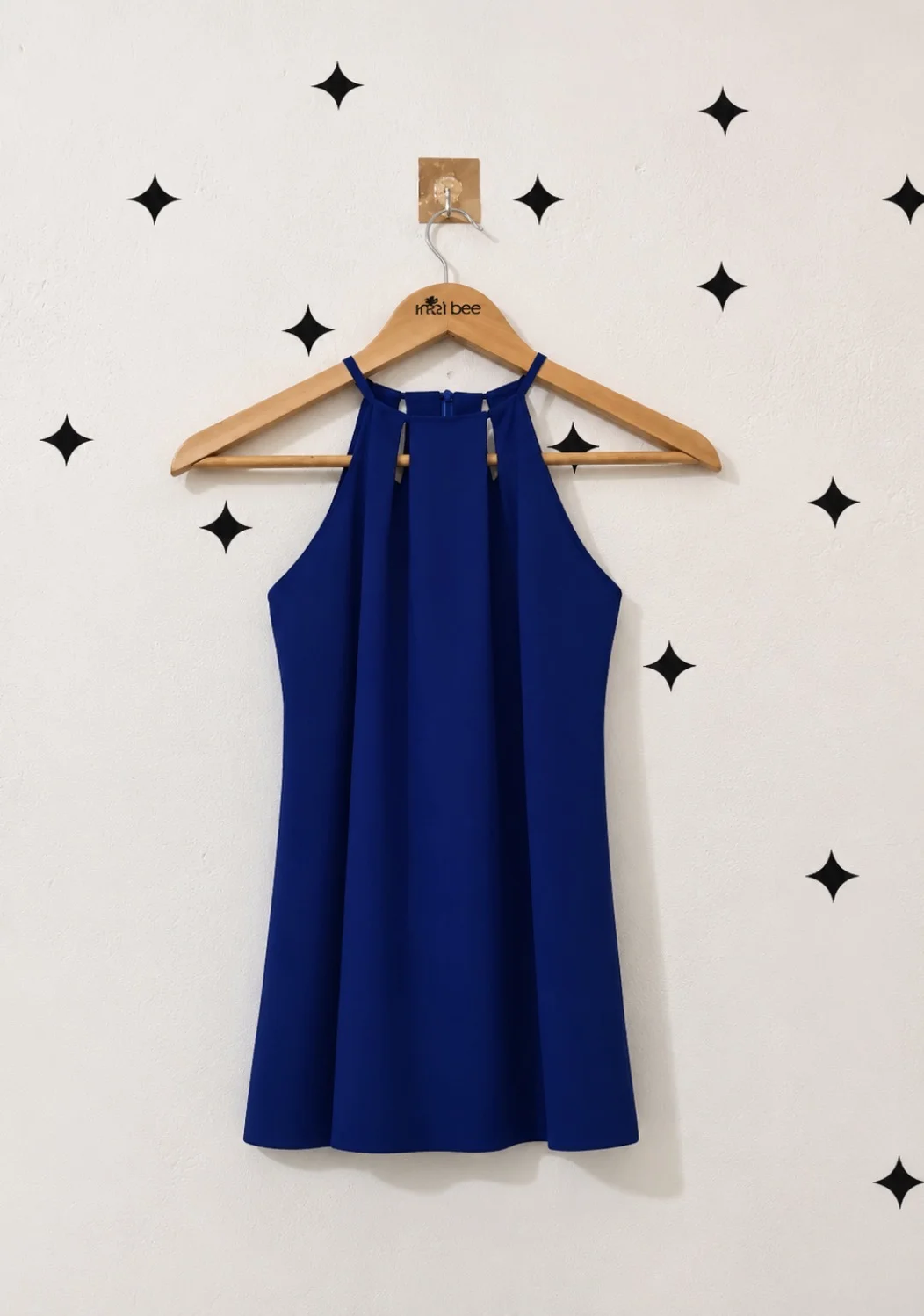 Blue Halter Top