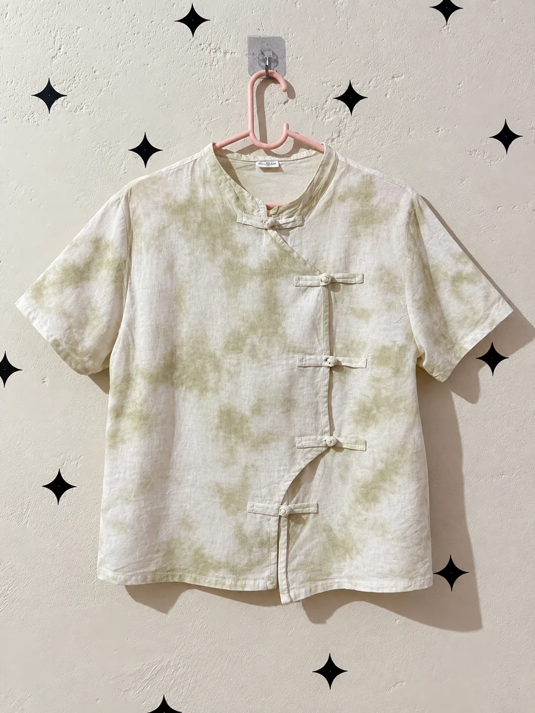Tie-Dye Linen Top