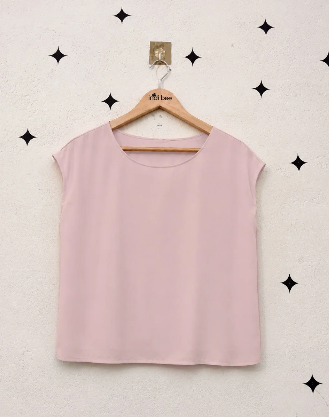 Pink Cap Sleeve Top