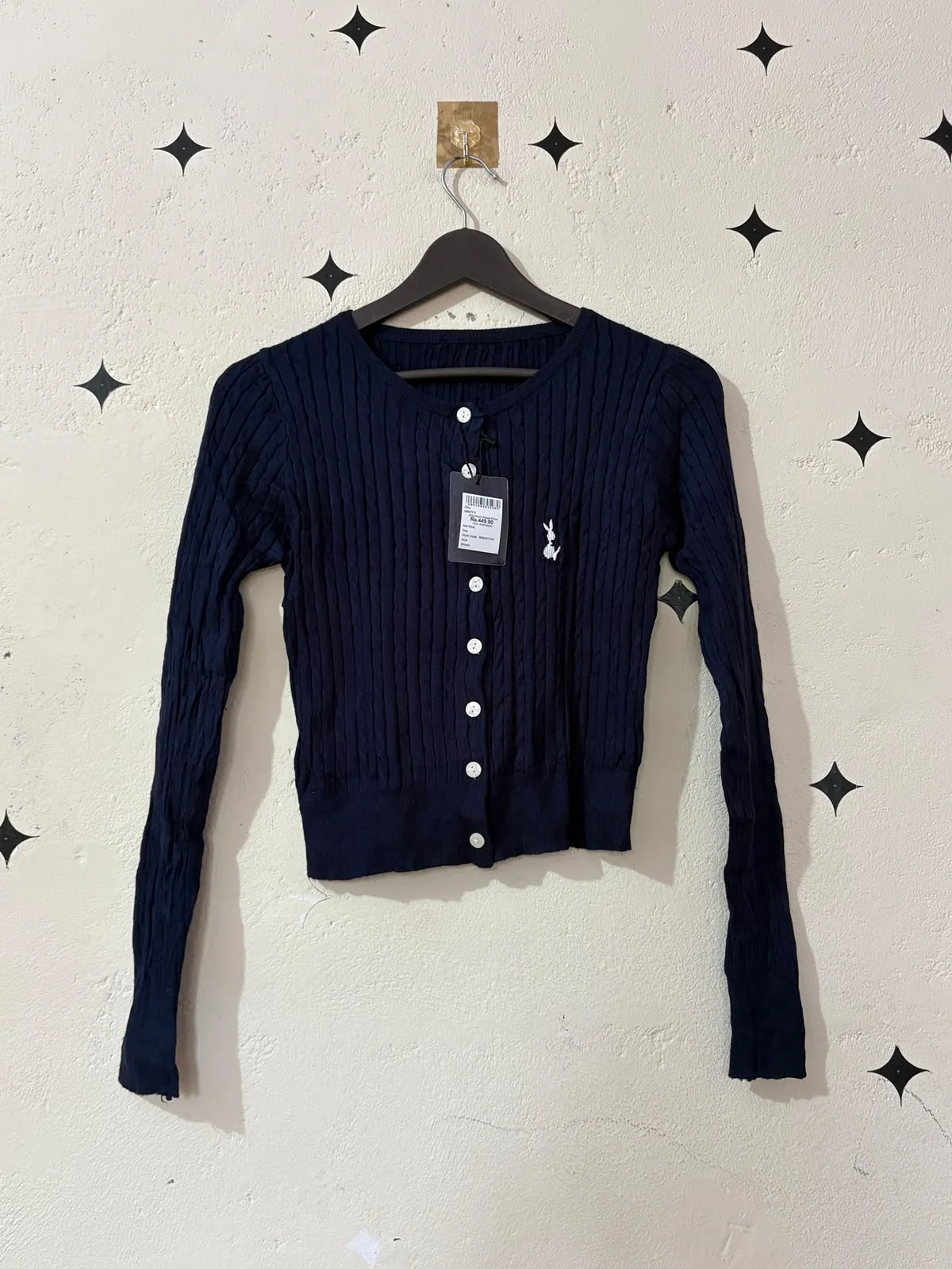 Navy Knit Sweater
