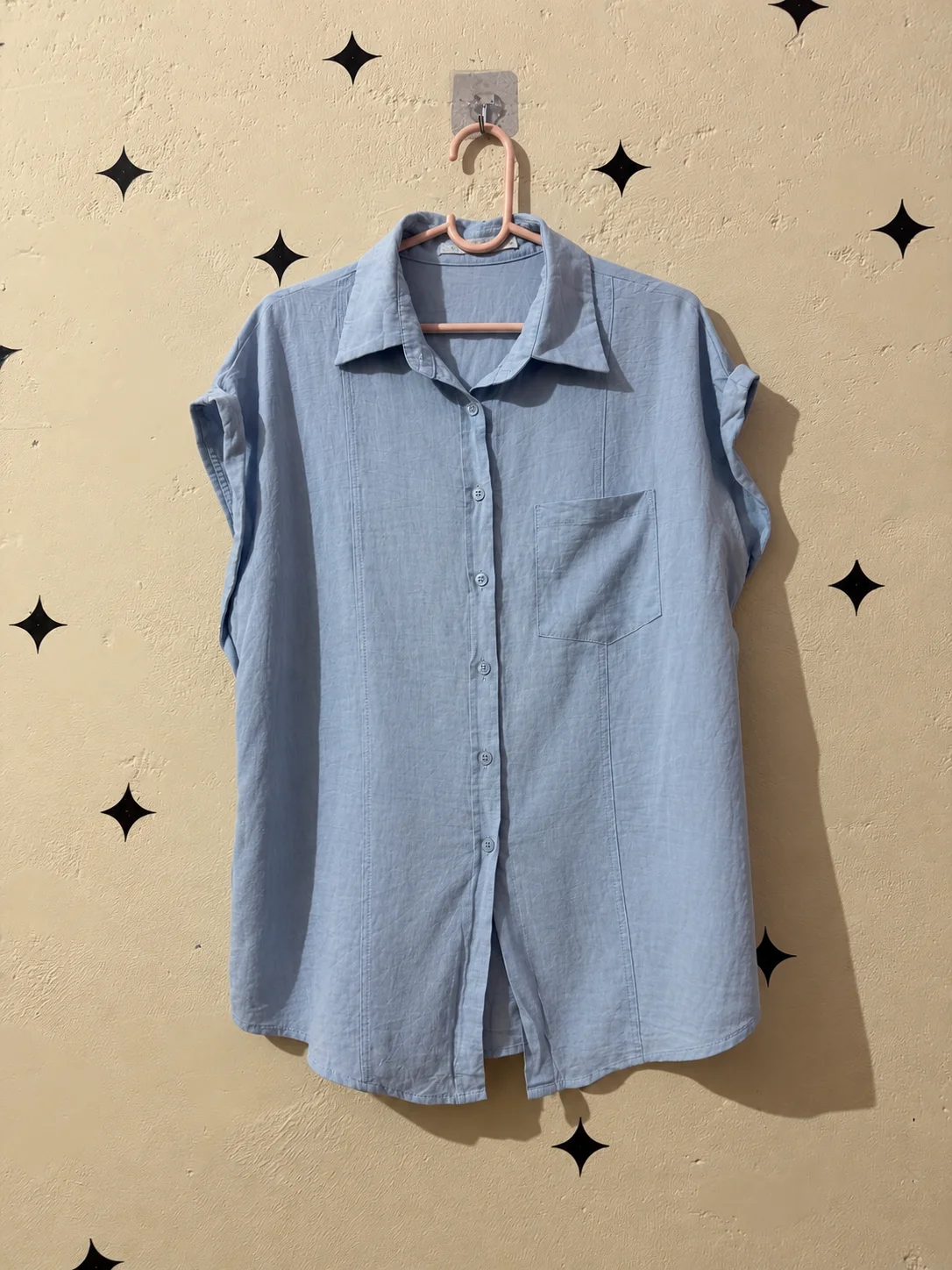 Blue Cotton Shirt