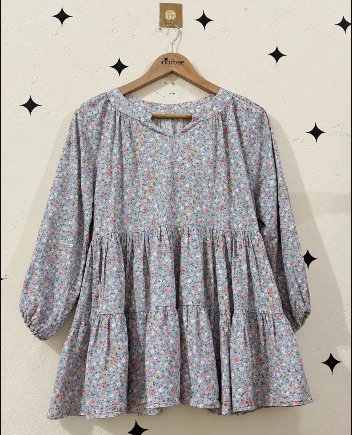Floral Tiered Top