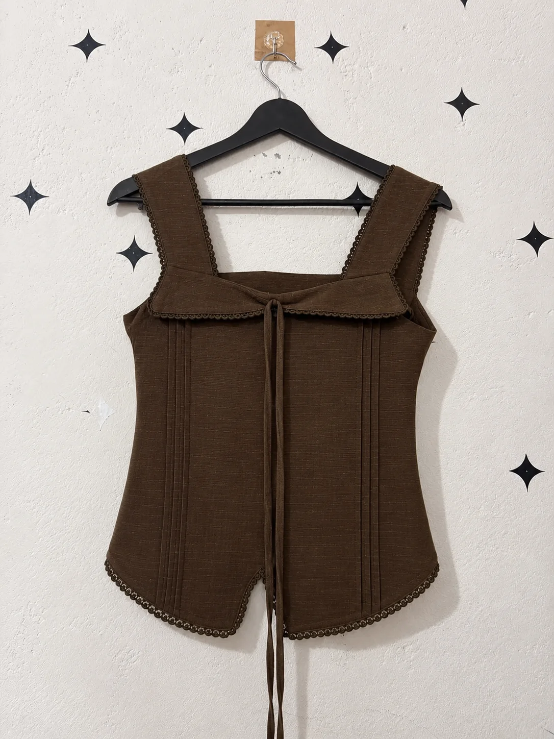 Brown Crop Top