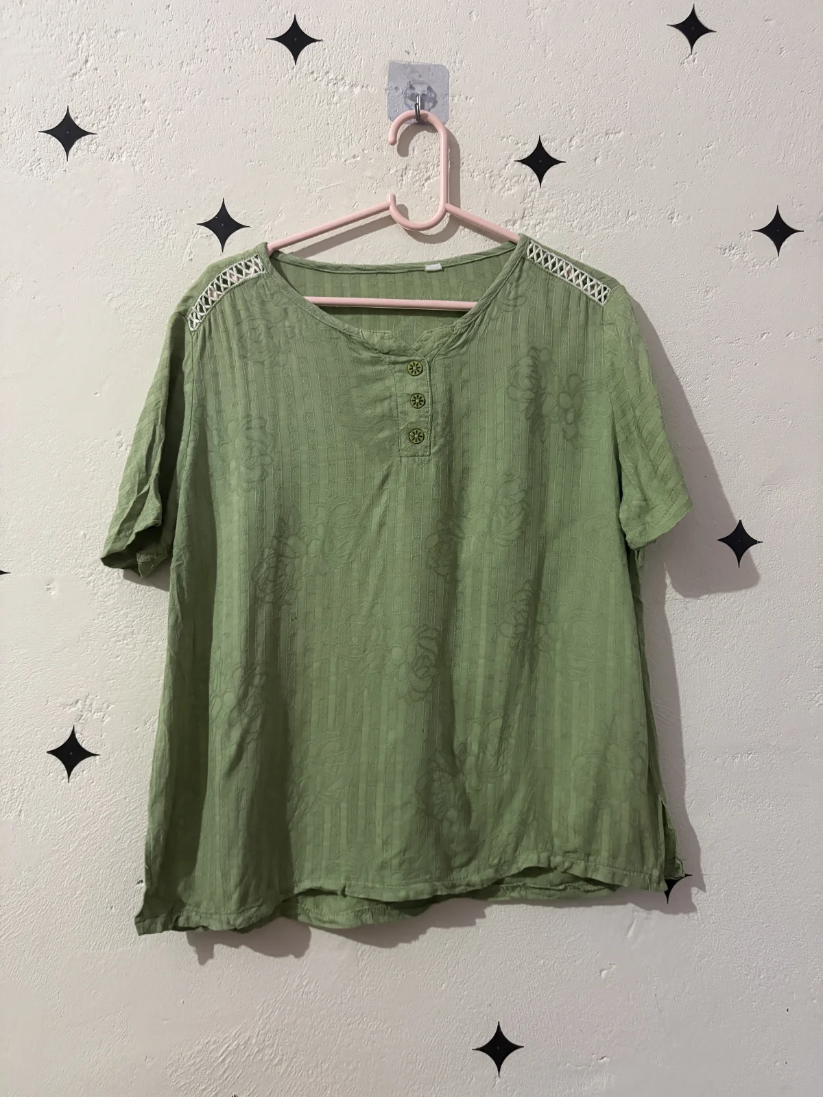Green Cotton Top
