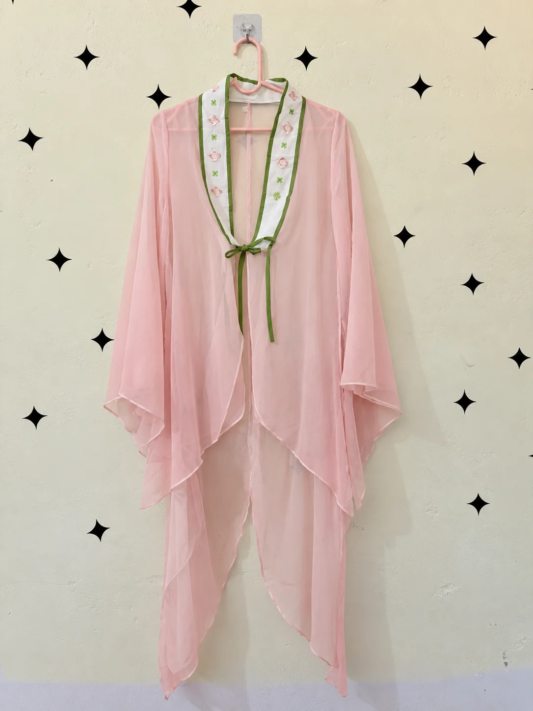 Pink Chiffon Kaftan