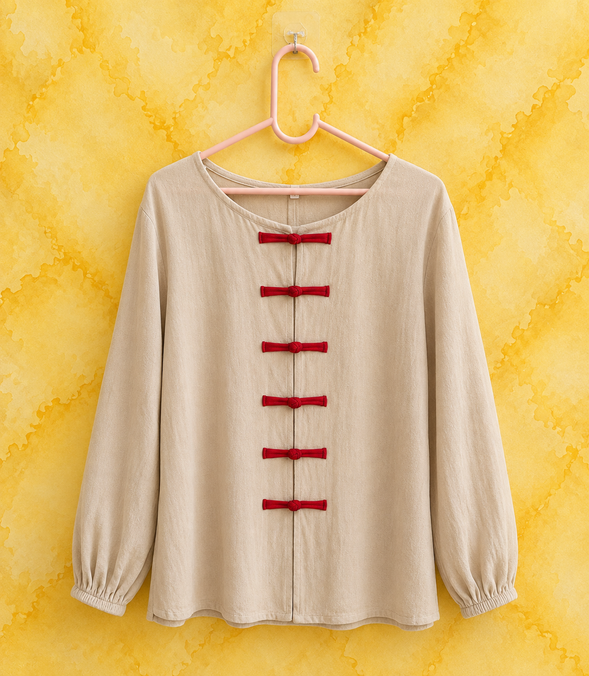 Red Bow Detail Top